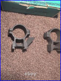Vintage STEYR Mannlicher Homeguard CG80 SET Old STYLE 1 in Rings Bases Austria
