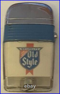 Vintage Scripto Vu Old Style Blue Band Lighter V85