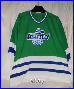 Vintage Seattle Thunderbirds Old Style WHL CHL Ice Hockey CCM Jersey Sz XL