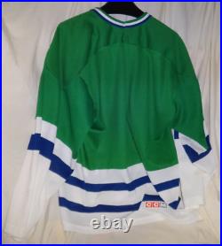 Vintage Seattle Thunderbirds Old Style WHL CHL Ice Hockey CCM Jersey Sz XL