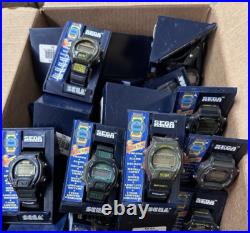 Vintage Sega Watch Sport Digital Lot of 30 New Old Stock Boxed Different Styles