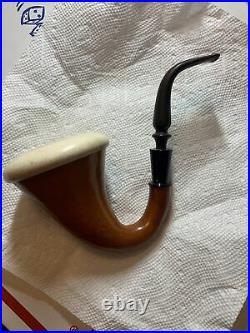 Vintage Sherlock Holmes Style Tobacco Pipe Old House Estate Sale