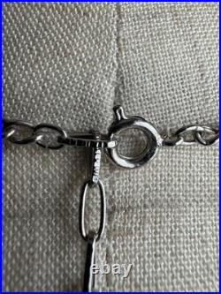 Vintage Showa Jade-Style 3-Chain Necklace, Retro Jewelry, Old Japan