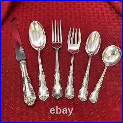 Vintage Simpson, Hall, And Miller Sterling Old Style Rosalind Wild Rose Flatware