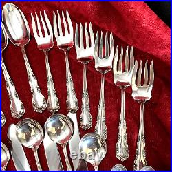 Vintage Simpson, Hall, And Miller Sterling Old Style Rosalind Wild Rose Flatware