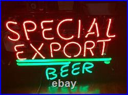 Vintage Special Export Neon Beer Sign Light Heileman's Old Style Milwaukee