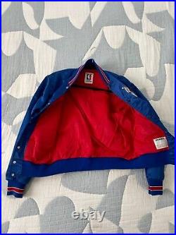 Vintage Starter Denver Nuggets varsity style jacket size medium old school logo