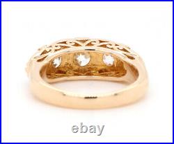 Vintage Style 2.65ctw Old European Cut Diamond Five Stone Ring in 14K