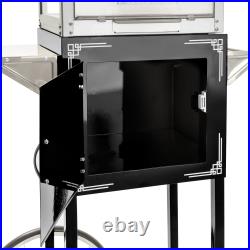 Vintage Style Popcorn Machine Maker Popper with Cart and 10-Ounce Kettle