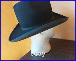 Vintage Style, Stetson, Black, Old West Collection, 3X, SZ 7 1/8