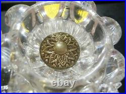 Vintage Table Lighter With The Ashtray Old Style Glass Cooper Plastic