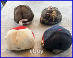 Vintage Trucker Hat Lot 12 Beer Bud Stroh Old Style NASCAR NHRA Snapback Caps
