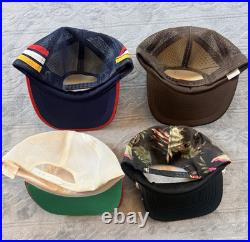 Vintage Trucker Hat Lot 12 Beer Bud Stroh Old Style NASCAR NHRA Snapback Caps Vintage Trucker Hat Lot 12 Beer Bud Stroh Old Style NASCAR NHRA Snapback Caps