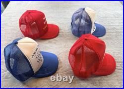 Vintage Trucker Hat Lot 12 Beer Bud Stroh Old Style NASCAR NHRA Snapback Caps