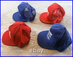 Vintage Trucker Hat Lot 12 Beer Bud Stroh Old Style NASCAR NHRA Snapback Caps