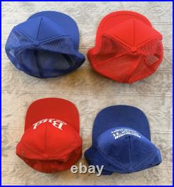Vintage Trucker Hat Lot 12 Beer Bud Stroh Old Style NASCAR NHRA Snapback Caps