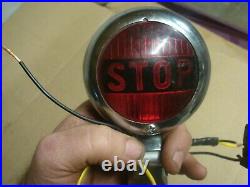 Vintage US-400 Accessory STOP LIGHT BUICK lamp car truck motorcycle gm ford nice