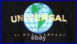 Vintage Universal Studios Pictures MCA Leather Wool Varsity Jacket Size Large