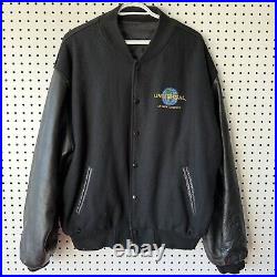 Vintage Universal Studios Varsity Jacket Leather Wool Bomber XL