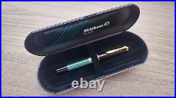 Vintage VERY RARE 1980's MINT Pelikan M400 Green Old Style Flex F to BB 14C-585