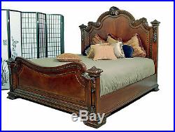 Vintage Victorian Old World Style Queen Bed With Cathedral Cherry