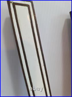 Vintage Volkswagen Style Brass Enamel Sign Very Heavy & Old 10x10 Vintage Volkswagen Style Brass Enamel Sign Very Heavy & Old 10x10