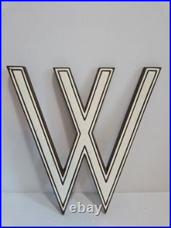 Vintage Volkswagen Style Brass Enamel Sign Very Heavy & Old 10x10 Vintage Volkswagen Style Brass Enamel Sign Very Heavy & Old 10x10