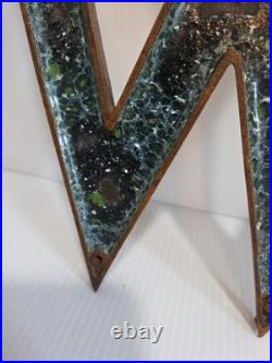 Vintage Volkswagen Style Brass Enamel Sign Very Heavy & Old 10x10 Vintage Volkswagen Style Brass Enamel Sign Very Heavy & Old 10x10