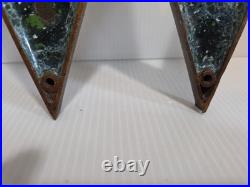 Vintage Volkswagen Style Brass Enamel Sign Very Heavy & Old 10x10 Vintage Volkswagen Style Brass Enamel Sign Very Heavy & Old 10x10