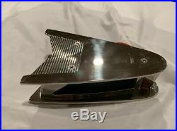 Vintage Vollrath Chrome Boat Bow Light Arrow Style New Old Stock