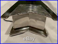 Vintage Vollrath Chrome Boat Bow Light Arrow Style New Old Stock