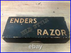 Vintage WM. ENDERS OLD STYLE RAZOR SET IN BOX 1940's no Blades USA