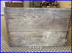 Vintage Wood Beer Crate Ziegler Brewing Old Style Beaver Dam Wisconsin Box 1933