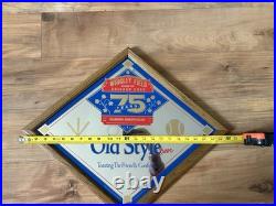 Vintage Wrigley Field Chicago Cubs Old Style Beer Sign 24 X 20