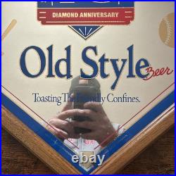 Vintage Wrigley Field Chicago Cubs Old Style Beer Sign 24 X 20