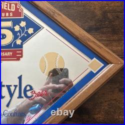 Vintage Wrigley Field Chicago Cubs Old Style Beer Sign 24 X 20