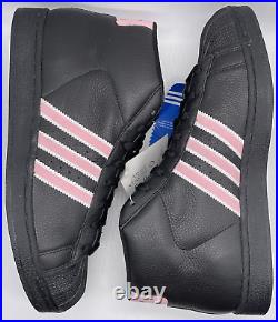 Vintage adidas Originals Pro Model II Black Pink 2004 104209 Size 11.5 NWOB Y2K