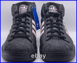 Vintage adidas Originals Pro Model II Black Pink 2004 104209 Size 12 NWOB Y2K