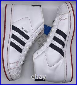 Vintage adidas Originals Pro Model II White Navy Red 2007 098903 Size 8.5 NWOB