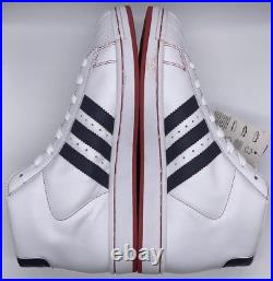 Vintage adidas Originals Pro Model II White Navy Red 2007 098903 Size 8.5 NWOB