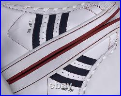 Vintage adidas Originals Pro Model II White Navy Red 2007 098903 Size 8.5 NWOB