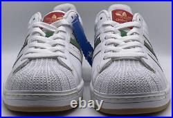 Vintage adidas Originals Superstar II White Snakeskin 2007 018769 Size 10.5 NWOB