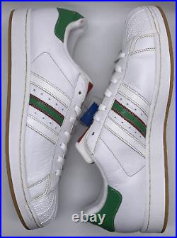 Vintage adidas Originals Superstar II White Snakeskin 2007 018769 Size 13 NWOB