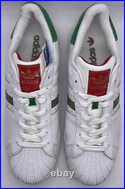 Vintage adidas Originals Superstar II White Snakeskin 2007 018769 Size 13 NWOB