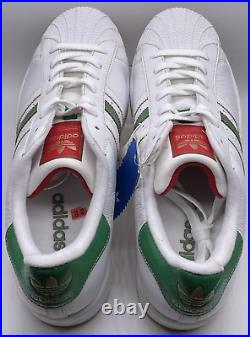 Vintage adidas Originals Superstar II White Snakeskin 2007 018769 Size 13 NWOB