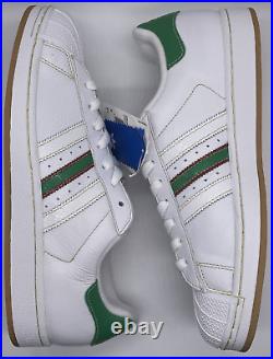 Vintage adidas Originals Superstar II White Snakeskin 2007 018769 Size 9.5 NWOB