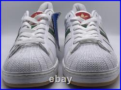 Vintage adidas Originals Superstar II White Snakeskin 2007 018769 Size 9.5 NWOB