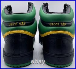 Vintage adidas Originals Top Ten Hi Celtics 2006 Green Yellow 012454 Size 8 NWOB