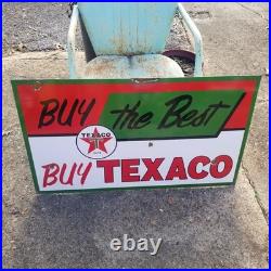 Vintage look Old Style Buy The Best Texaco Sign look hot rod garage art