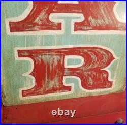 Vintage look Old Style Hand Painted Bar Sign hot rod garage art Weathered Patina Vintage look Old Style Hand Painted Bar Sign hot rod garage art Weathered Patina